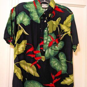 Women's Hawaiian Tiki shirt